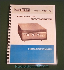 Drake FS-4 Instruction Manual Drake FS-4 Instruction Manual